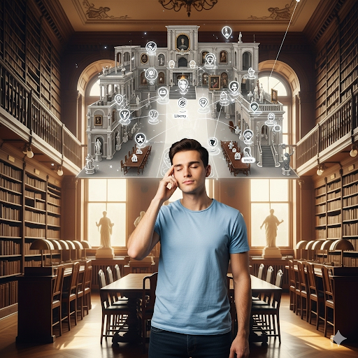 장소 기억법 (Method of Loci or Memory Palace)