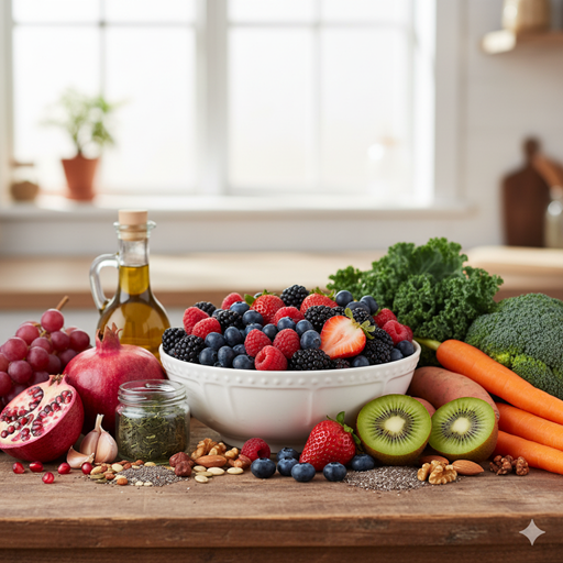 노화 방지를 위한 항산화제의 힘 : 자연스러운 안티에이징 비법