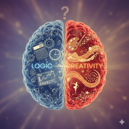 뇌의 좌우 반구: 창의성과 논리의 분리 신화 완전 해부!