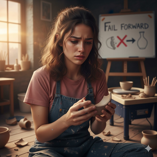 좌절감을 느끼고 있는 아름다룬 젊은 여성 이미지