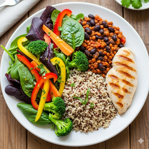 플렉시테리언 식단의 음식 이미지