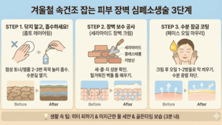겨울철 피부 관리 인포 이미지