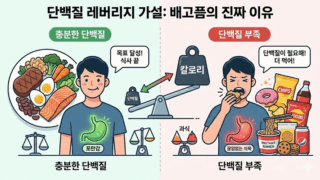 단백질 레버리지 가설 인포 이미지