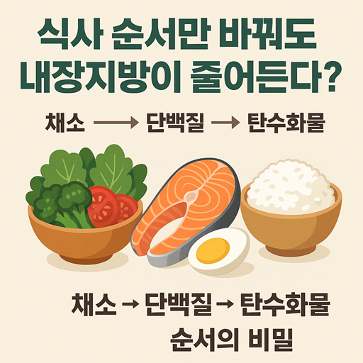 식사 순서에 대한 인포 이미지