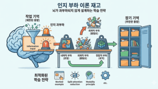 인지 부하 이론 인포 이미지