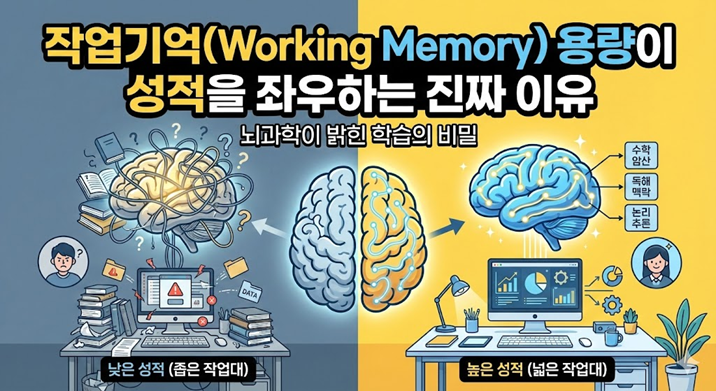 작업기억에 대한 인포 이미지